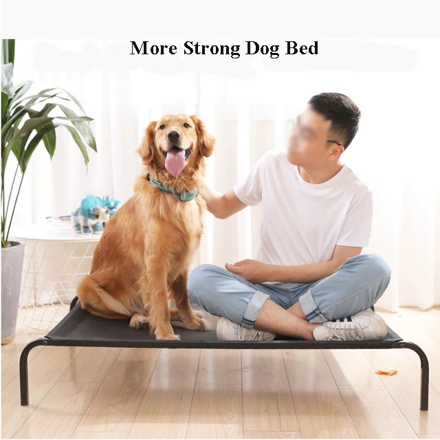 Large Indoor Outdoor Camping Steel Frame Elevated Pet