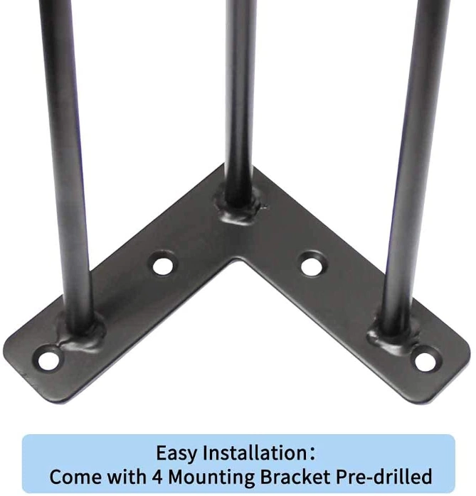 Black Wrought Table Legs Home Furniture Table Frame