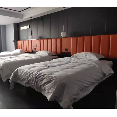 Pannello testiera dell'hotel Holiday Inn, struttura letto king size con testiera del letto